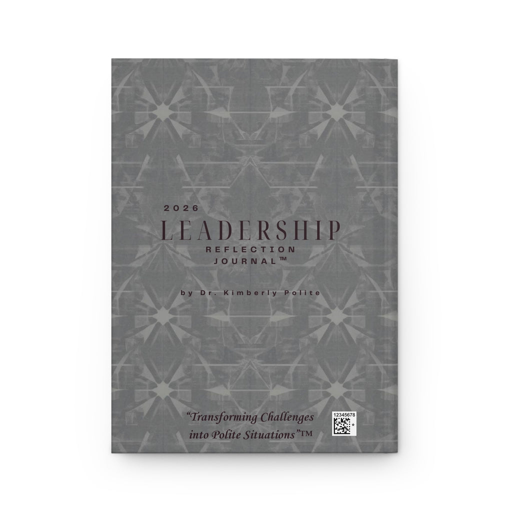 2026 Polite™ Leadership Reflection Journal — Grey Neutrals 1