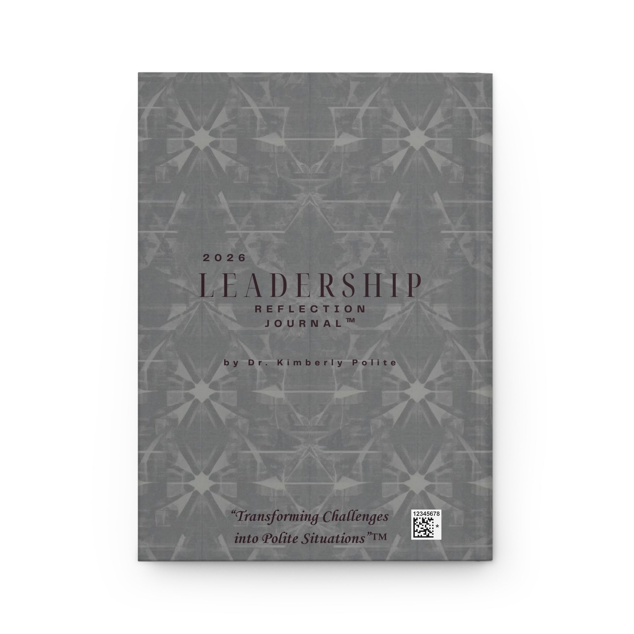 2026 Polite™ Leadership Reflection Journal — Grey Neutrals 1