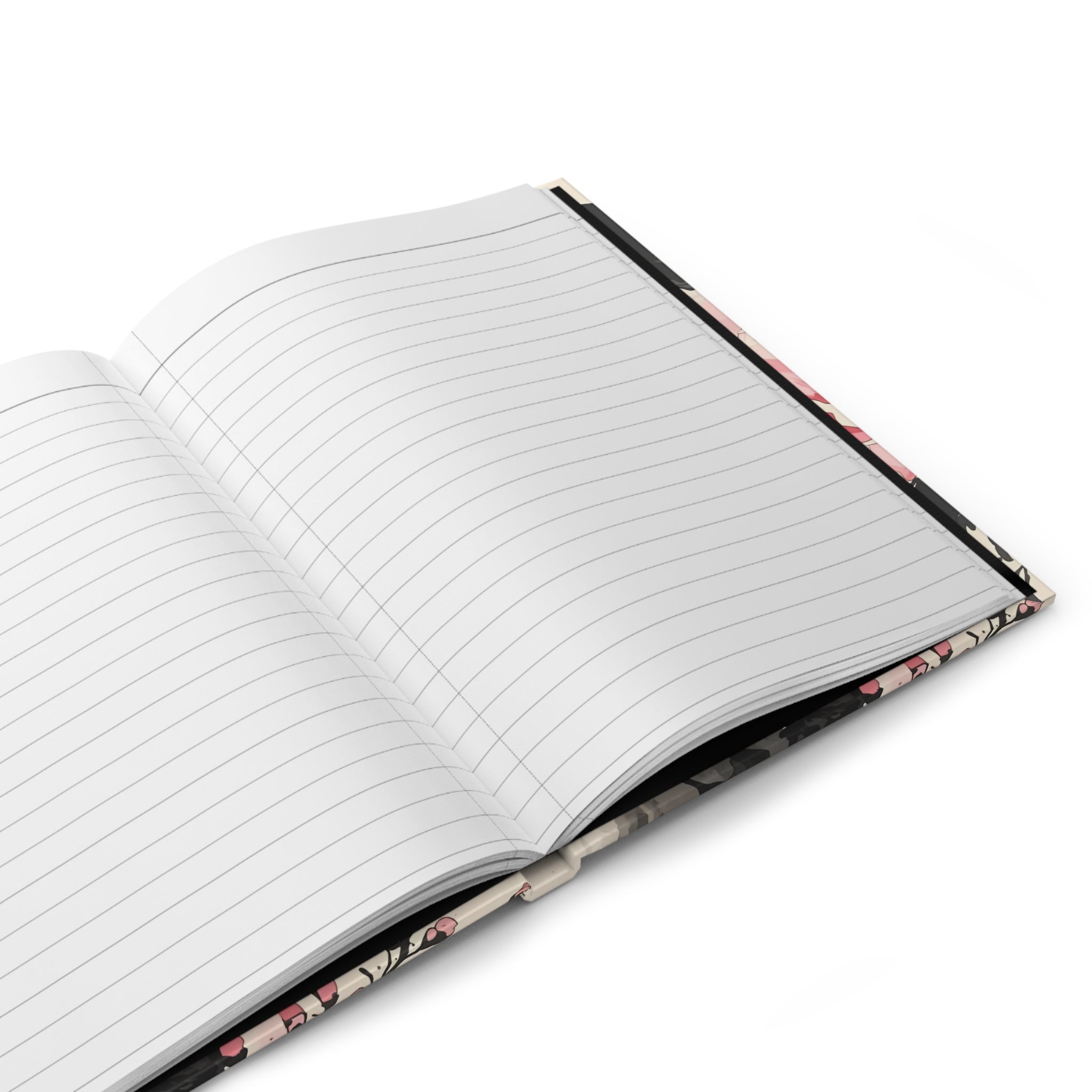 2026 Polite™ Leadership Reflection Journal — Black & Pink Florals