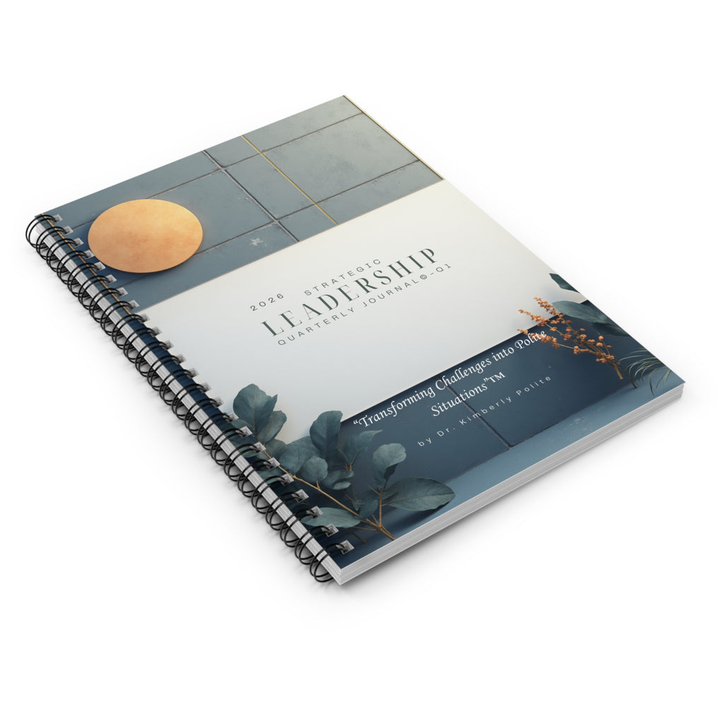 2026 Strategic Leadership Quarterly Journal — Traditional -Spiral Ruled Journal-Unguided/Undated