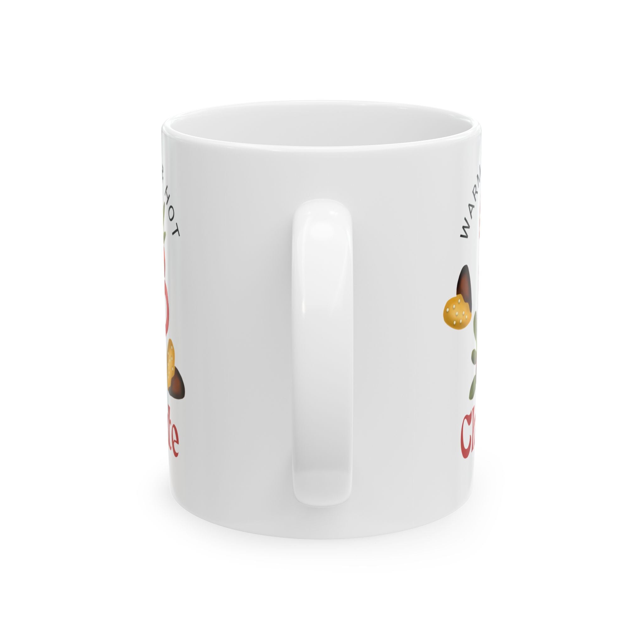 Chocolate Kisses Ceramic Holiday Mug — Warm & Festive (11oz & 15oz)