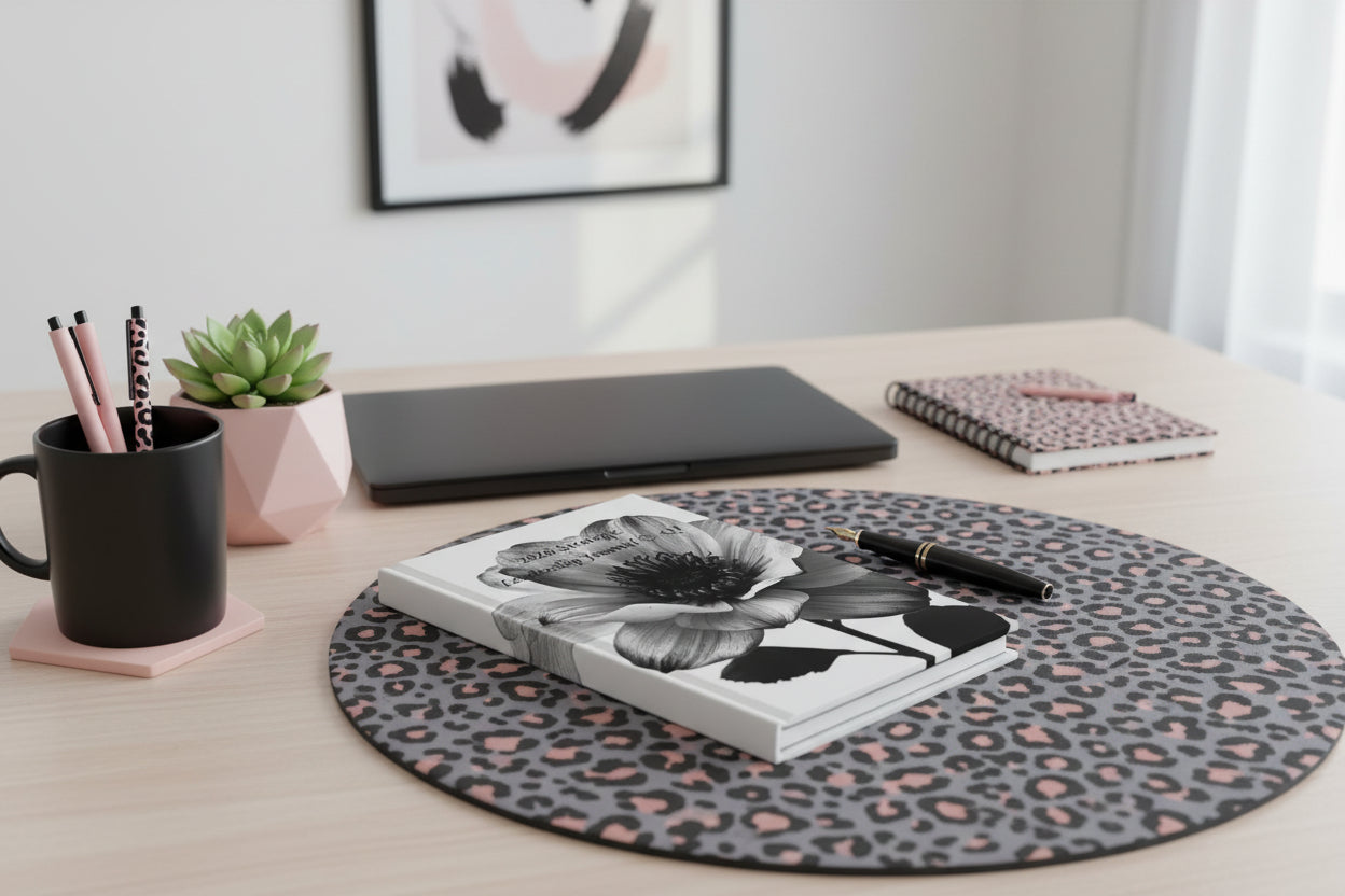 2026 Annual Planner, Quarterly Journal, Mug, & Candle "Bundle"-Black & White Florals