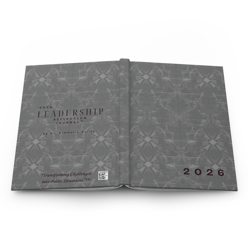 2026 Polite™ Leadership Reflection Journal — Grey Neutrals 1