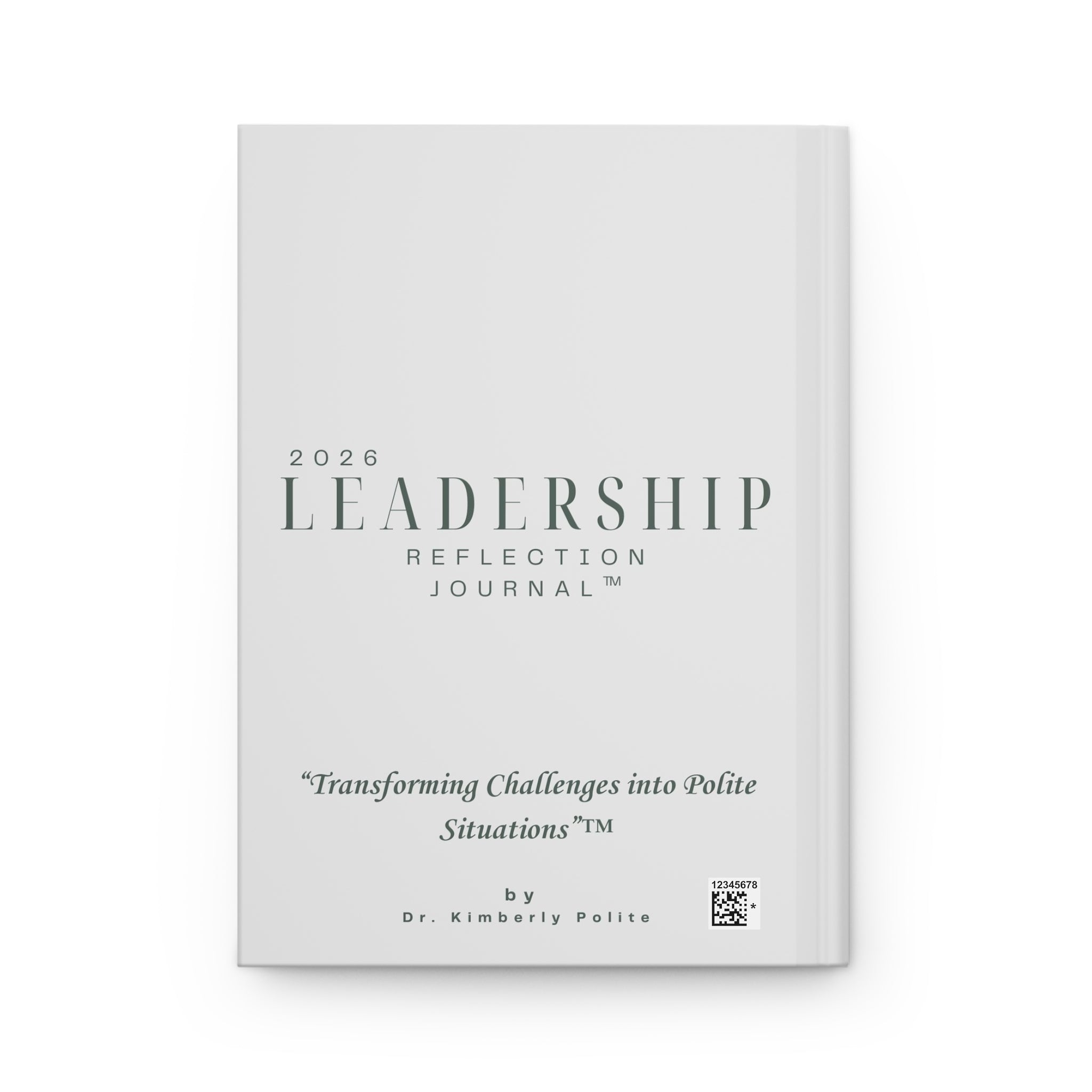 2026 Polite™ Leadership Reflection Journal — Traditional
