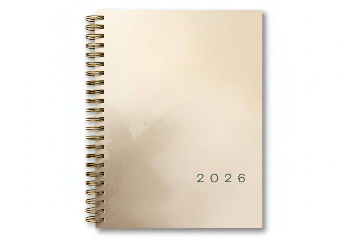 2026 Annual Strategic Leadership Planner-Neutrals 1, Spiral Bound, Guided, & Dated