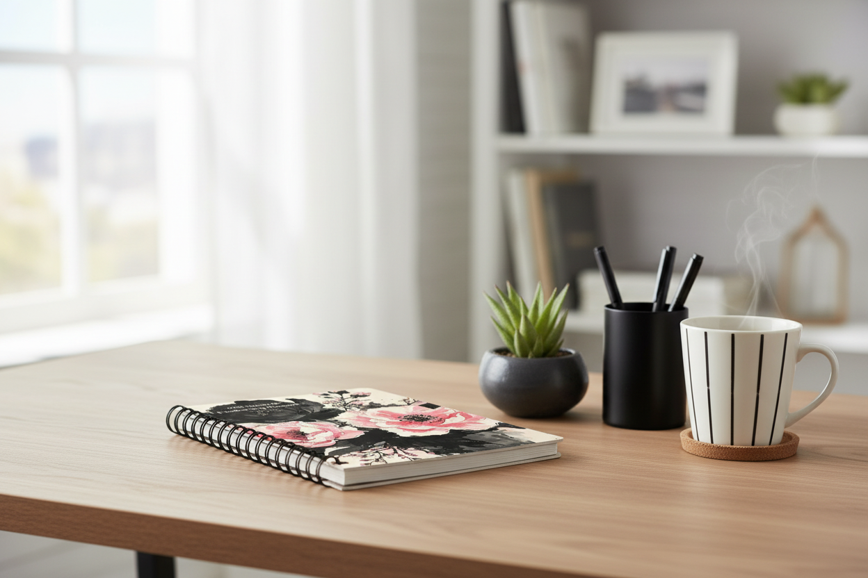 use my black and pink floral design from my previous photos